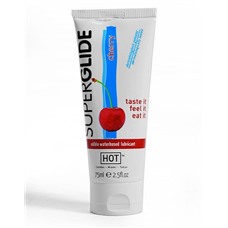 Съедобный вишневый лубрикант SUPERGLIDE, 75 мл