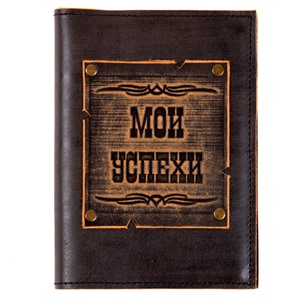Ежедневник малый Мои успехи в кож.облож. недатир. (коричн.)