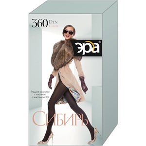 Колготки Сибирь 360 den черный