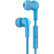 Гарнитура Maverick Deep Bass, мод. i7 голубой, плоский провод