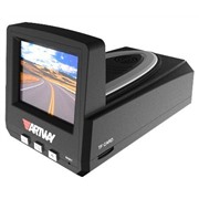 Видеорегистратор ARTWAY MD-101 + радар-детектор+GPS + карта 1280х720,2",140°,microSD 16Gb