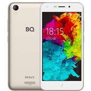 Сотовый телефон BQ S-5008L Brave Gold LTE ударопрочное стекло с содерж. алюминия и кремния