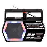 Радиоприемник Сигнал РП-227 220V/DC4.5V/3V,microSD,FM 64-108МГц,USB,220V