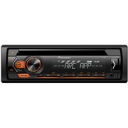 Автомагнитола Pioneer  MP3/WMA MVH-S120UBA 1-DIN, желтая подсветка, USB, поддержка Android