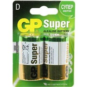 Батарейка GP SUPER 13A  LR20 BL2 (2/20)