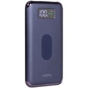 Аккумулятор внешний Nobby Expert (PB-06-02) 6000 mAh черный беспроводной, 2.1A, 2 USB, дисплей