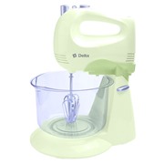 Миксер DELTA DL-5056С светло- зеленый 300Вт,с чашей, 5скор.