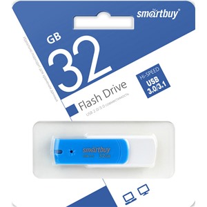 USB флеш накопитель 32 Gb SmartBuy Diamond Blue USB 3.0 SB32GBDB-3