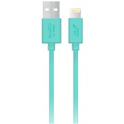 Кабель BoraSCO (37944) Apple 8-pin тиффани, 1 м, (упаковка zip lock)