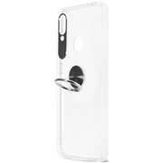 Чехол DF sTRing-02 Samsung Galaxy A20/A30 (black) силиконовый с кольцом