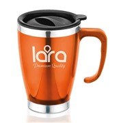 Термокружка LARA LR04-38 400мл, двойные стенки пластик