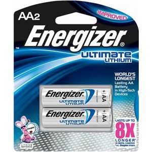 Батарейка Energizer Ultimate Lithium L91 FR6/316 1.5V BL2