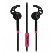Наушники SmartBuy FIT SBH-410* Black/Pink вкладыши вакуумные с микрофоном