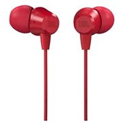Наушники JBL C50HI Red вкладыши вакуумные с микрофоном