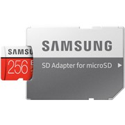 Карта памяти MicroSDXC_256 Gb Samsung EVO PLUS 100Mb/s  MB-MC256GA/RU / Read 100Mb/s / Write 90mb/s