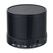 Портативная акустика Perfeo CAN черная Bluetooth+FM+microSD+AUX 3.5, 3 Вт, 500 mAh