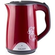 Чайник GALAXY GL 0301 красный 2000Вт, 1.5 л, металл+пластик