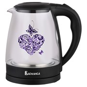 Чайник ВАСИЛИСА ВА-1031 1,8л, 2000Вт, стекло, меняет цвет