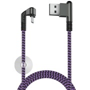 Кабель OLMIO (038907) X-Game Neo USB-C 1.2 м, 2.1A, игровой, угловой,