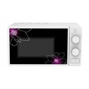 СВЧ печь WILLMARK  WMO-206MP белый 20л, 700Вт, ЦВЕТЫ