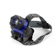 Фонарь Smartbuy светодиодный налобный SBF-HL018-B 1Вт / 3AAA / синий