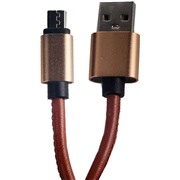 Кабель Maverick Style micro USB кожаный