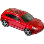 Портативная акустика Машинка Porsche Cayenne (S999) красная (USB,microSD,AUX)