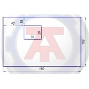 Автотепло №36, автомобильный утеплитель двигателя 3,8 кг, 155х90 см.