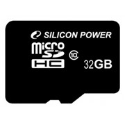 Карта памяти MicroSDHC 32 Gb Silicon Power class 10 б/ад SP032GBSTH010V10