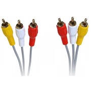 Кабель SmartBuy (KA233) 3хRCA (M) - 3хRCA (M) 3 м
