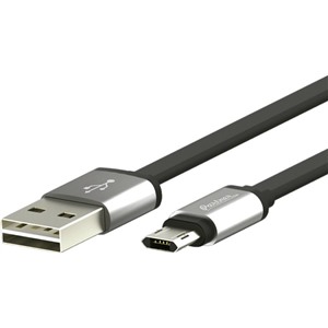 Кабель Partner (033304) micro USB 2.4A двухсторонний плоски