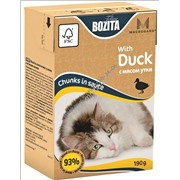 BOZITA MINI Tetra Pak конс. 190 г для кошек кусочки в соусе с Мясом Утки