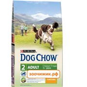 Сухой корм Dog Chow adult для собак, курица (2.5кг)