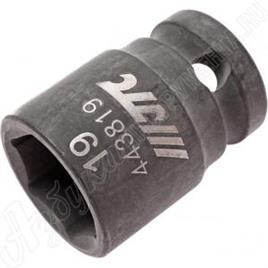 Головка торцевая ударная шестигранная 1/2", 19 мм, JTC, JTC-443819