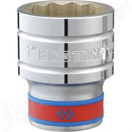 Головка торцевая стандартная двенадцатигранная 1/2", 13/16", дюймовая, KING TONY, 433026S