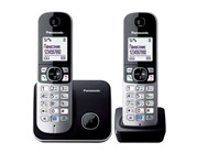 Радиотелефон Dect Panasonic KX-TG6812RU чёрный, АОН