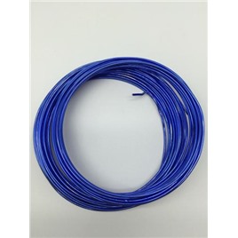 Проволока цветная алюминиевая 100% цвет: голубой (blue) 1.5мм 10м