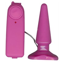 Toy Joy Funky Vibrating, темно-розовая
Анальная вибропробка
