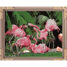 Вышивка бисером  арт.№039 "Фламинго"