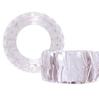 NS Novelties Treads Mens Ring Wide, прозрачное
Кольцо TREADS MENS RING WIDE WHITE NSN-0905-11