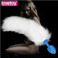 Lovetoy Tail Color, голубая
С длинным белым хвостом