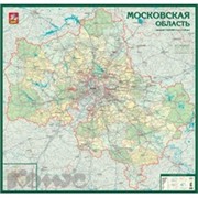 Настенная карта Моск.обл., 1:225 тыс.