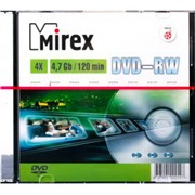 DVD диски MIREX/ Диск MIREX DVD +/-RW 4x 4.7Gb 10 банка (DVD +/-RW 4x 4.7Gb 10)