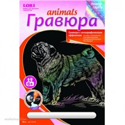 Набор ДТ Гравюра ANIMALS с эффектом голографик Monc Гр-518 Lori