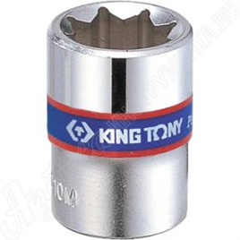 Головка торцевая восьмигранная 1/4", 8 мм, KING TONY, 231008M
