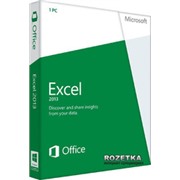 Microsoft® Excel 2013 32/64 English EM PkLic Online DwnLd C2R NonCmmrcl NR (AAA-04267)