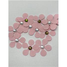 Цветы Бумажные, Цвет Светло-розовый (пастель), арт. 1, ЦБс-003, В упак 20 шт.