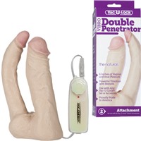 Doc Johnson Double Penetrator Анально-вагинальная вибро-насадка