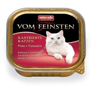 ANIMONDA VOM FEINSTEN for castrated cats конс. 100 гр. с Индейкой и томатами для кастрированных кошек