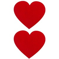 Shots Toys Nipple Sticker Hearts, красные
Пэстисы в форме сердечек
